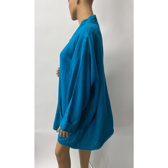 lights jacket size 3X what's up made in USA Caribbean blue color - Picture 5 of 10